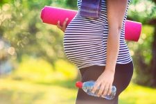 Femme enceinte, sport, bien-être